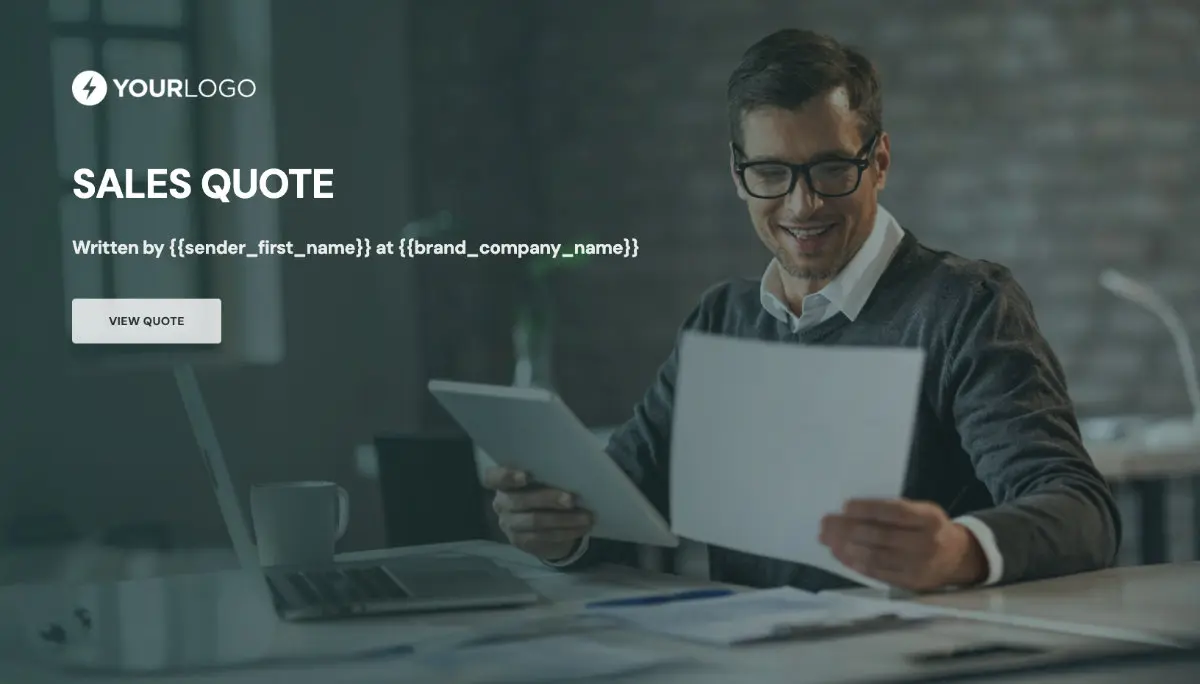 Sales Quote Template