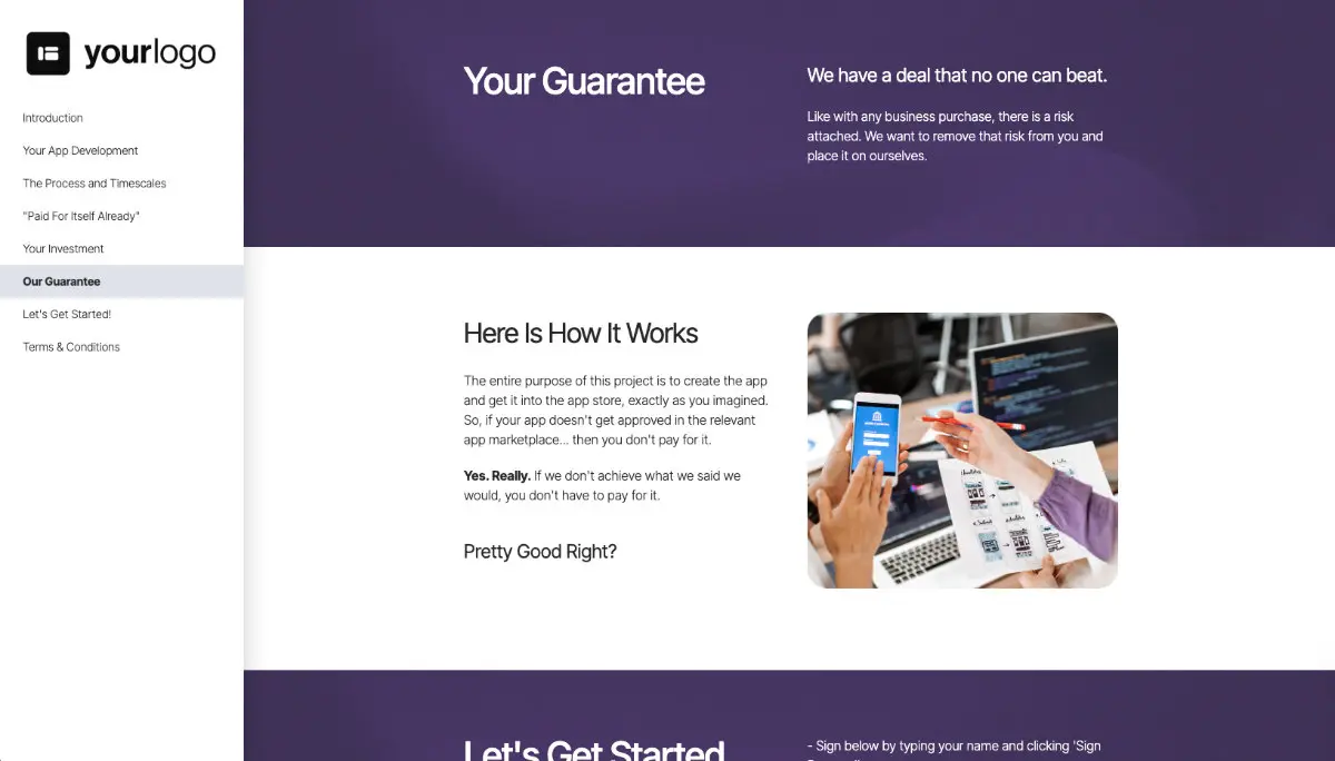 App Development Quote Template Slide 7