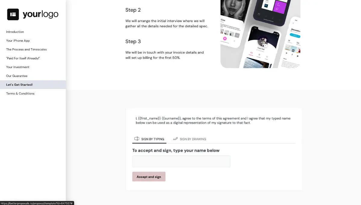 iPhone Mobile App Development Quote Template Slide 8