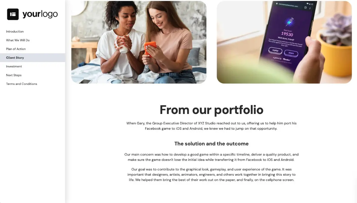 Mobile Game Development Quote Template Slide 5