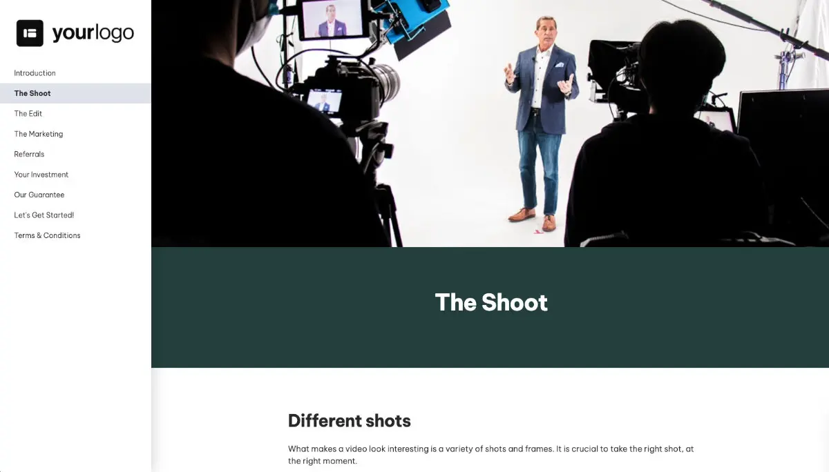 Corporate Video Quote Template Slide 3