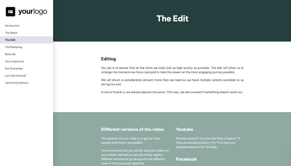 Corporate Video Quote Template Slide 4