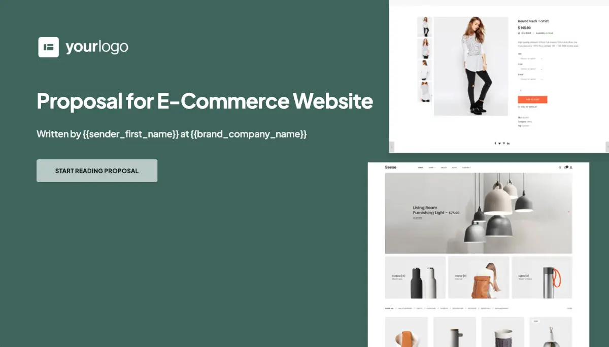 Ecommerce Web Design Quote Template