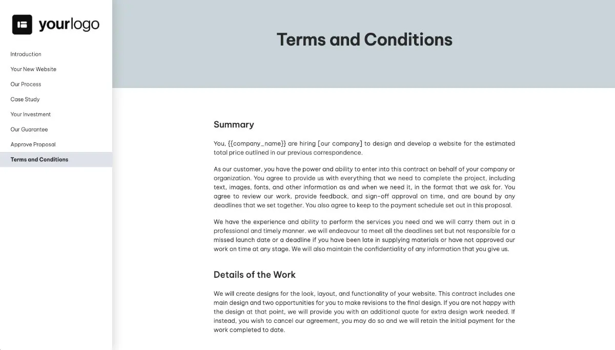 Website Design Quote Template Slide 9