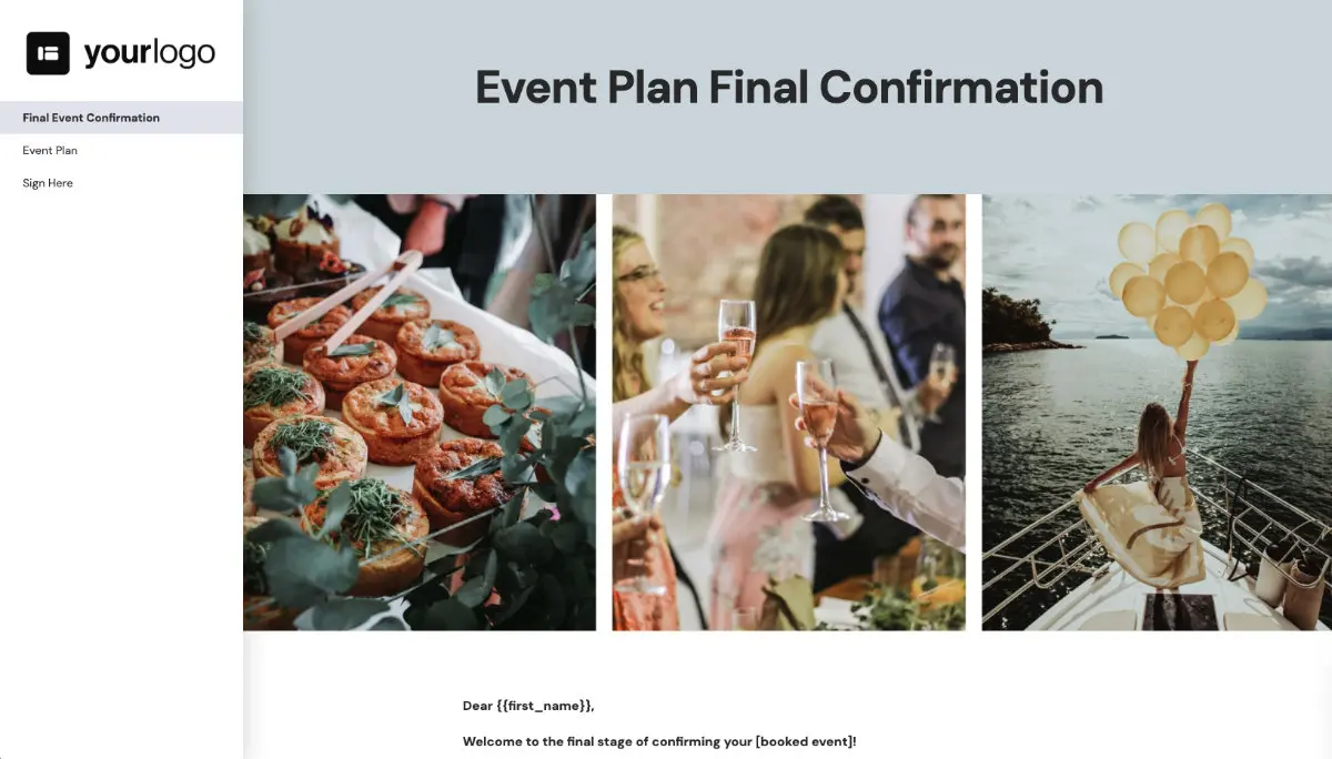 Event Planning Final Details Signoff Slide 2