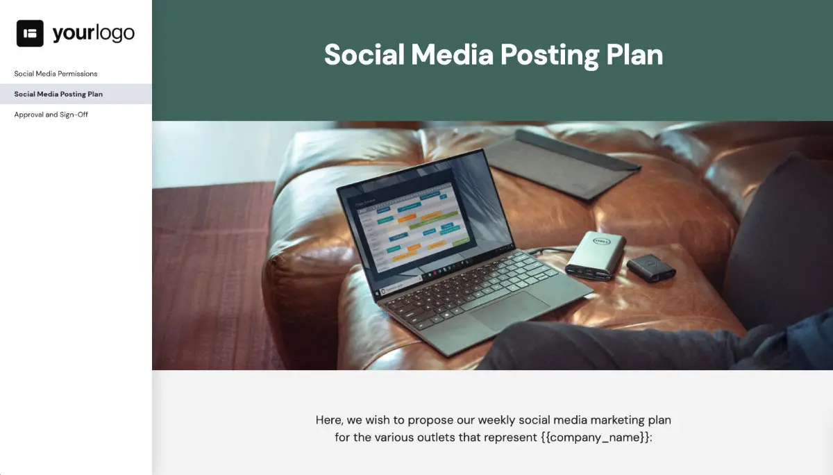 Marketing Plan Client Approval Slide 3