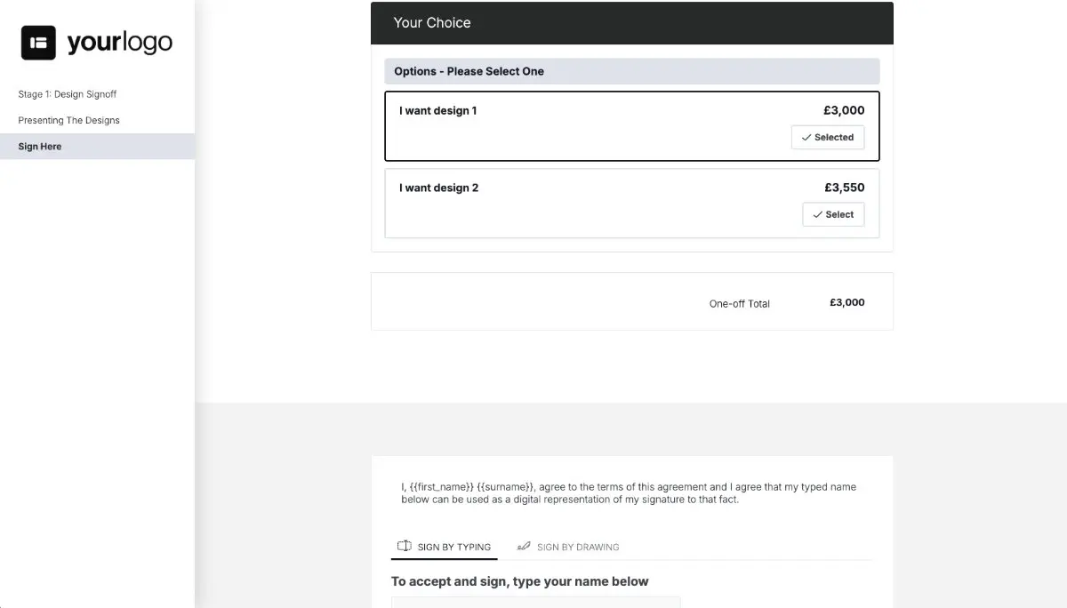 Web Design Signoff - Next Steps with Digital Signing
