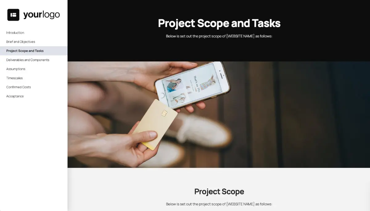 E-commerce Website Statement of Work Slide 4