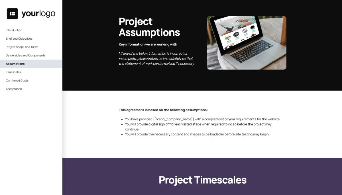 E-commerce Website Statement of Work Slide 6