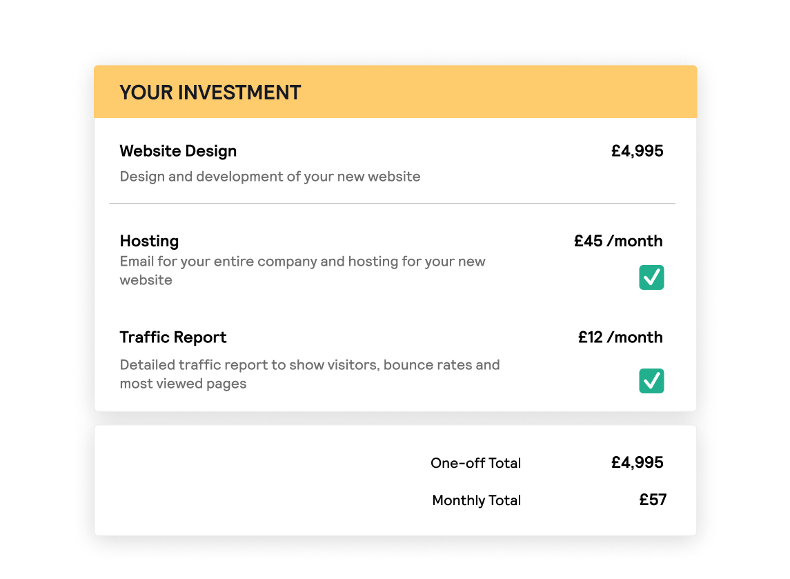 proposal cover editing